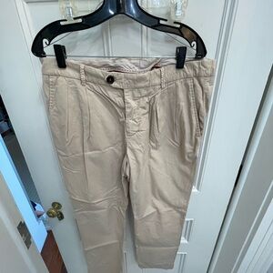 Brunello Cucinelli Men's Light Beige Chinos